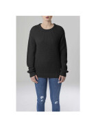 Urban Classics Ladies Basic Crew Sweater, black