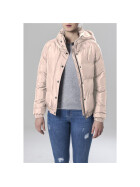Urban Classics Ladies Hooded Puffer Jacket, lightrose