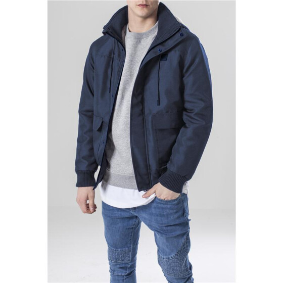 Urban Classics Heavy Hooded Jacket, navy