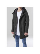 Urban Classics Hooded Structured Parka, charcoal