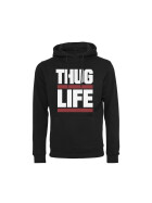 Thug Life Block Logo Hoody, black