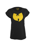 Urban Classics Ladies Wu-Wear Logo Shirt, black