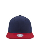 Flexfit Two Tone Snapback, dnvy/red