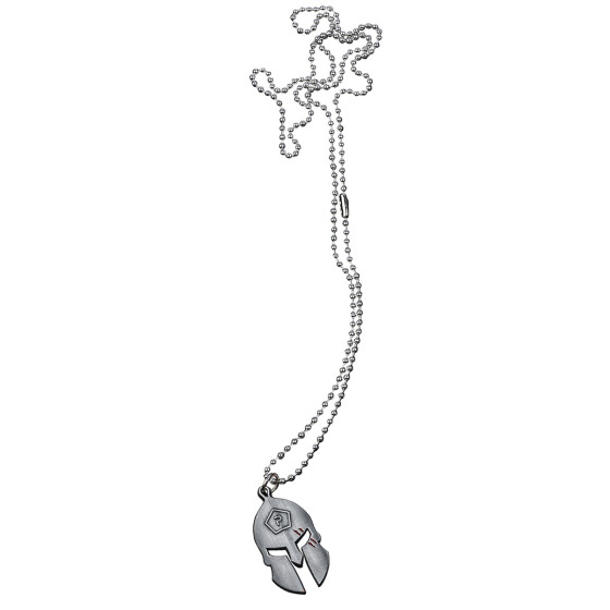 Pentagon Halskette Spartan Necklace, silber