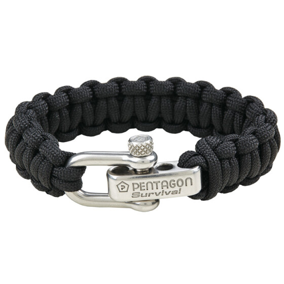 Pentagon Tactical Survival Bracelet Armband, schwarz