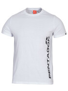 Pentagon T-Shirt Vertical, wei&szlig;