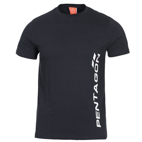 Pentagon T-Shirt Vertical, schwarz