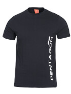Pentagon T-Shirt Vertical, schwarz