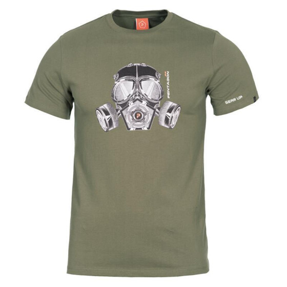 Pentagon T-Shirt Gas-Mask, oliv