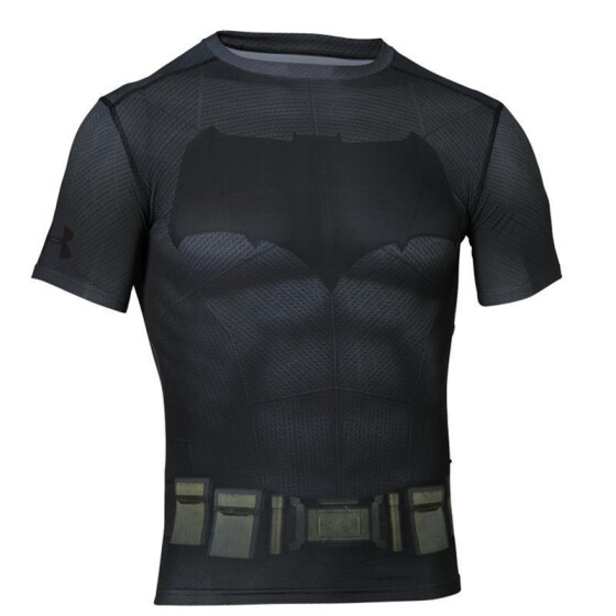 Under Armour Transform Yourself Batman T-Shirt, anthrazit