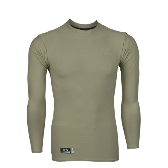 Under Armour Coldgear Tactical Crew Shirt, beige