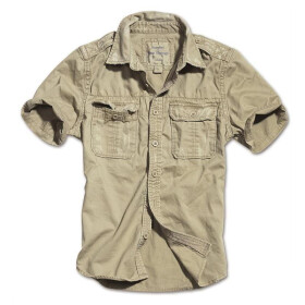 Magazzino Militare Kurzarm Hemd Marine Style Must Have  weiß 