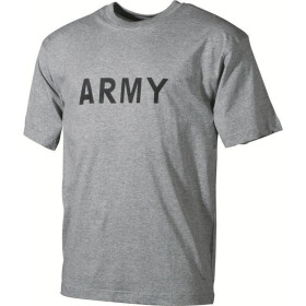 MFH T-Shirt, ARMY, grey